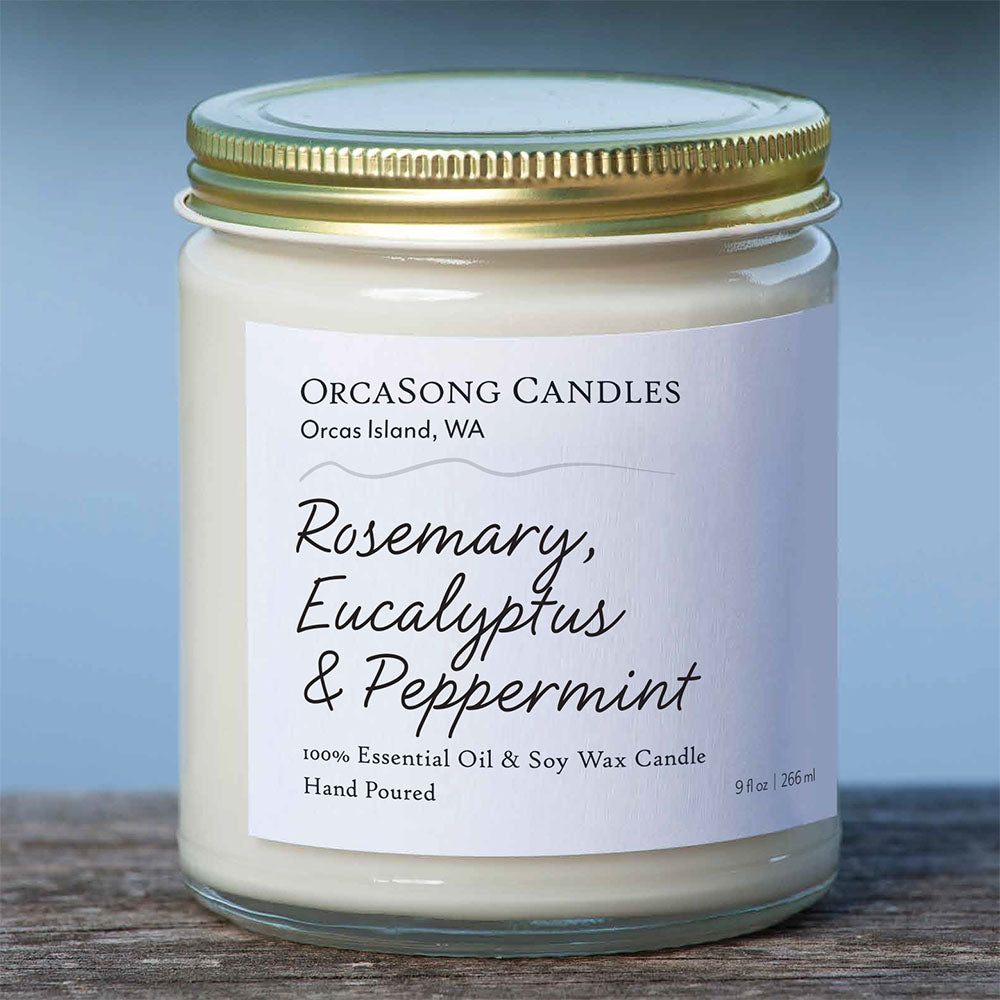 Rosemary, Eucalyptus & Peppermint Candle