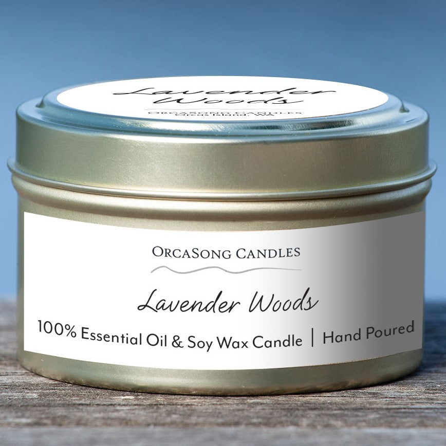 Lavender Woods - 6 oz. Travel Tin Candle